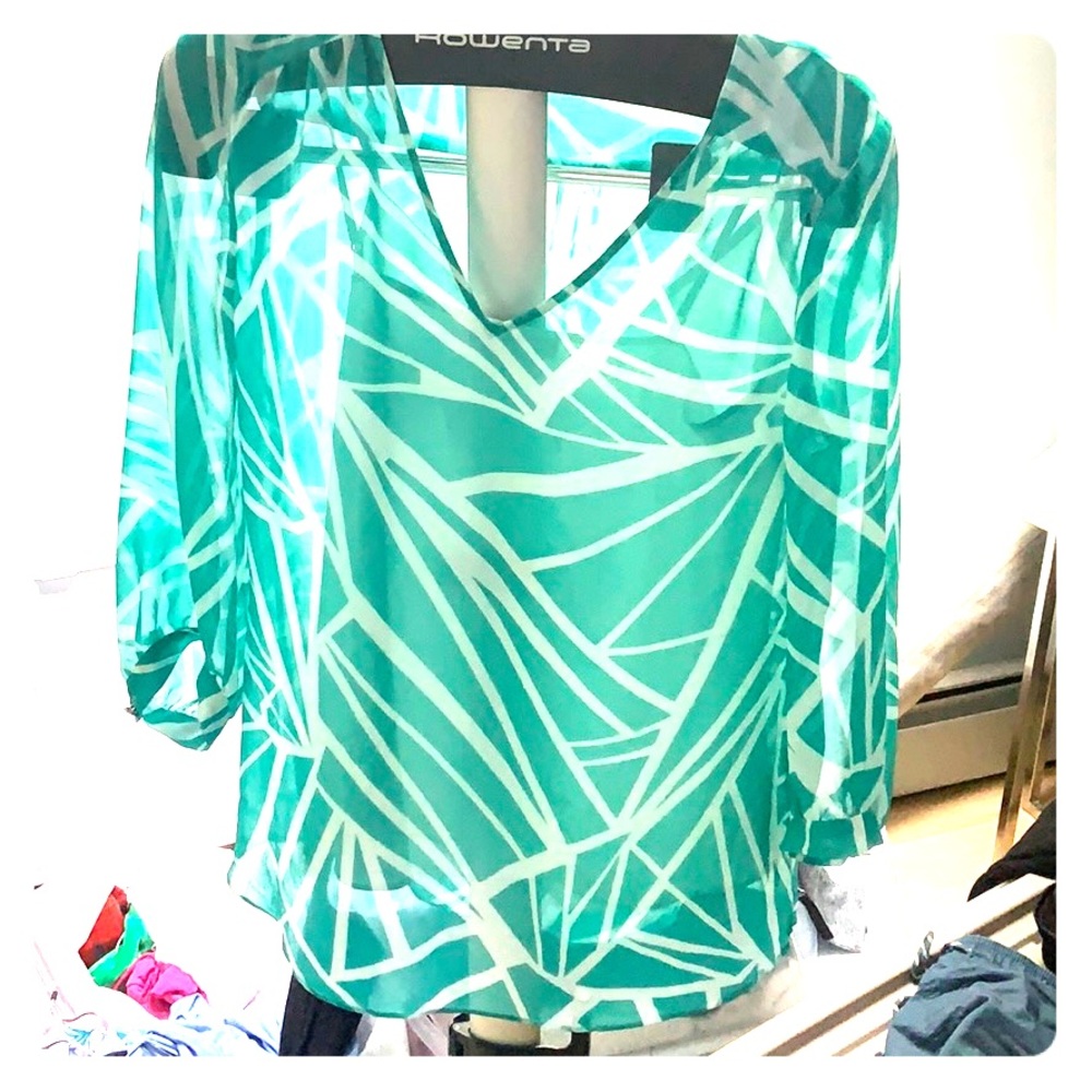 Banana Republic sheer long sleeve